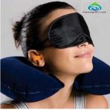  Bộ Gối Hơi Kê Cổ Bịt Mắt Bịt Tai Tiện Ích Trên Ô Tô TL6339-1 (xanh đậm)