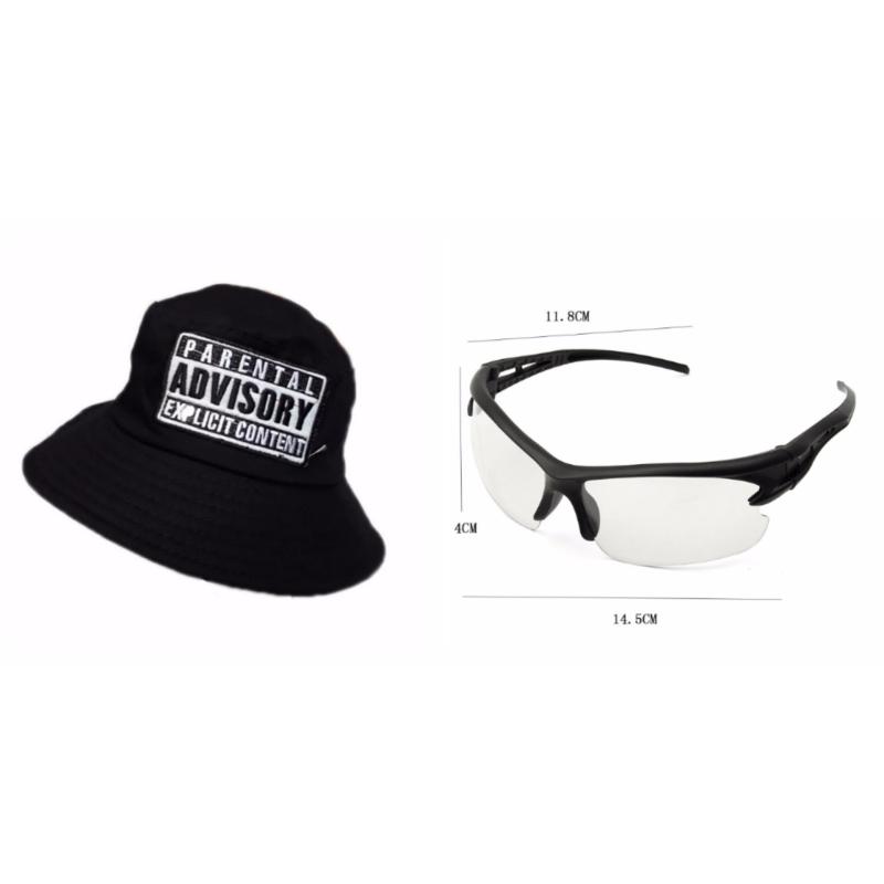 Giá bán Bộ kính phân cực nhìn xuyên đêm và mũ bucket đen nam nữ