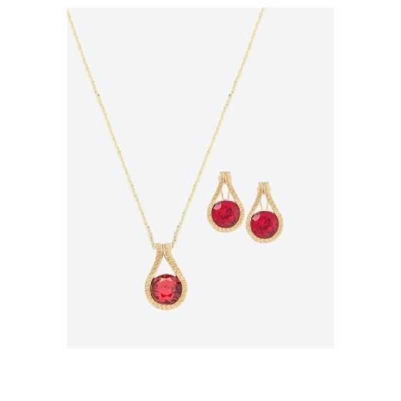 Bộ Nữ Trang Đính Đá Swarovski Cao Cấp