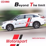 Bộ tem dán thân xe cực chất "Motorsport - Beyond The limit"