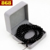Bộ tràng chuỗi gỗ mun 108 hạt 8 ly + hộp nhung