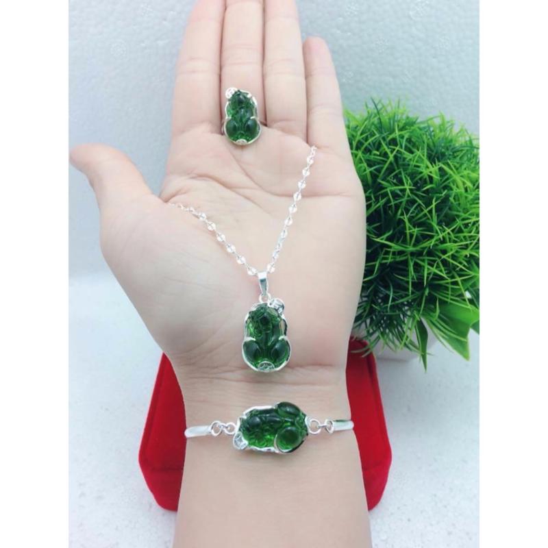 Bộ trang sức bạc tỳ hưu 3