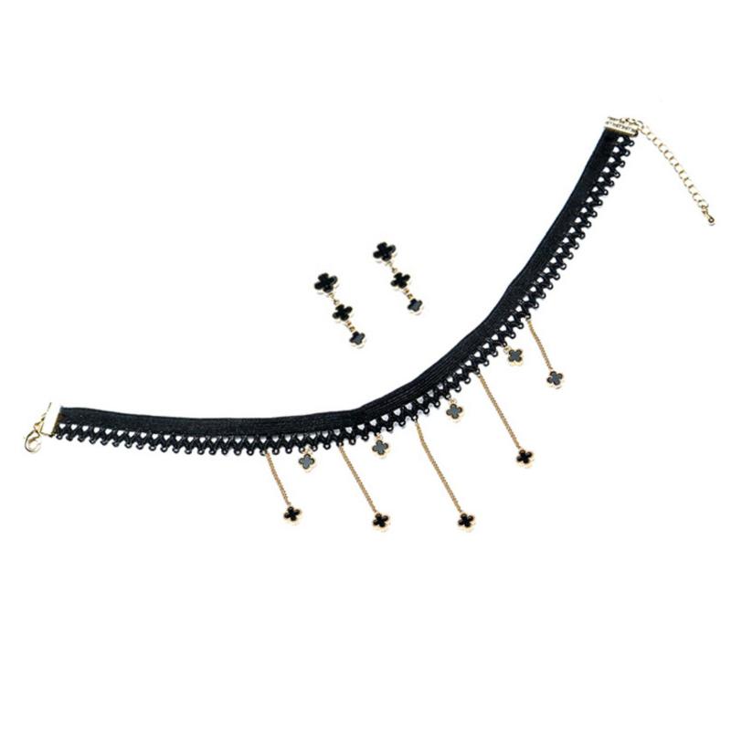 Bộ Trang Sức Choker Những Bông Hoa Nhỏ Xinh Btvc-9701-499