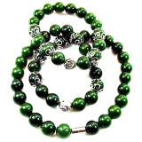 [HCM]Bộ Trang Sức Đá Cẩm Thạch Nephite Gemstone Bank (Xanh lá)