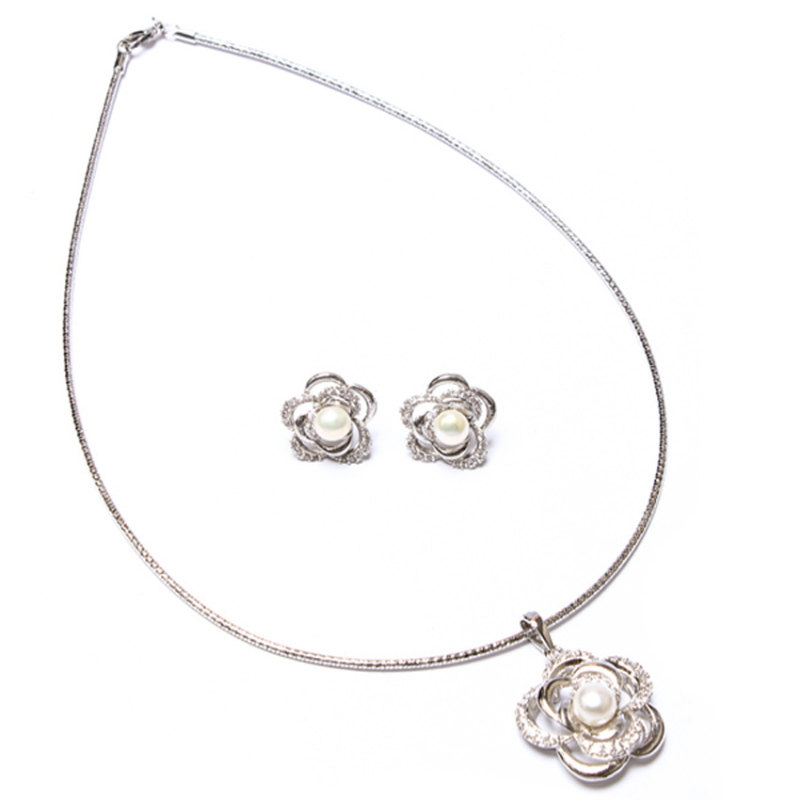 Bộ trang sức Elizabeth BTVC-1004K (Bạc)