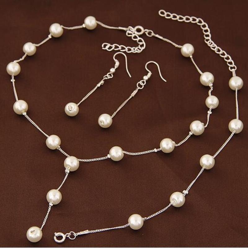 Bộ Trang Sức Nữ Cao Cấp Ngọc Trai Sang Trọng Laza YECK14
