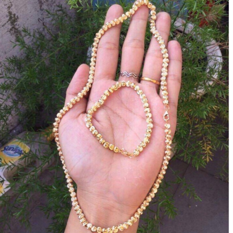 Bộ Trang Sức Nữ Xi Vàng 18k _ BTS130605 Gadoshop