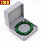 Bộ vòng chuỗi cẩm thạch Đông ninh 12 ly 17 hạt + hộp nhung