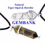 [HCM]Bộ Vòng Cổ Đá Opal Mắt Hổ - Đá Howlite Tự Nhiên