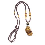 Bộ Vòng Cổ Tỳ Hưu Opal Mắt Hổ Nepan