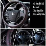 Bọc vô lăng Da cao cấp (Màu đen phối đỏ)