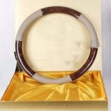 Bọc vô lăng vân gỗ (Be sữa)