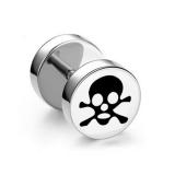 Bông tai nam khắc hình đầu lâu cực ngầu