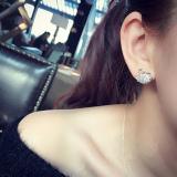 Bông tai nữ Bạc 925 - Thiên nga trắng