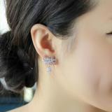 Bông tai nữ hoàng bạc 925