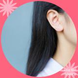 Bông Tai Sừng Nai HK Bạc S00BT10