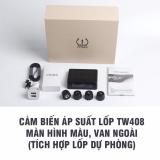 [ Miễn phí lắp đặt]Cảm biến áp suất lốp van ngoài tự lắp đặt TW408 (màn hình màu)