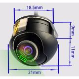 Camera lùi gắn gương chiếu hậu ô tô (Đen)