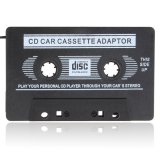 Car Cassette Adaptor Disc Digital Audio Tape for / MP3 / CD Player (Black)