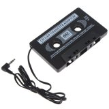 Car Cassette Adaptor Disc Digital Audio Tape for / MP3 / CD Player (Black)