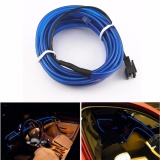 [Hỗ trợ lắp đặt tại Hà Nội] Chỉ nẹp nội thất ô tô có đèn LED (Xanh dương)