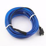 [Hỗ trợ lắp đặt tại Hà Nội] Chỉ nẹp nội thất ô tô có đèn LED (Xanh dương)