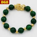 Chuỗi ngọc Đông ninh cẩn Tỳ hưu TH21 - Vòng tay Tỳ hưu inox vàng