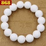 Chuỗi tay san hô trắng 14 ly 15 hạt
