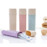 Bộ 2 hộp đựng bàn chải du lịch hoa văn cách điệu