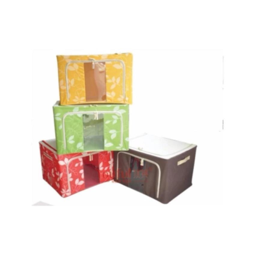 Combo 2 Tủ đựng chăn màn, quần áo khung sắt cao cấp - Kmart