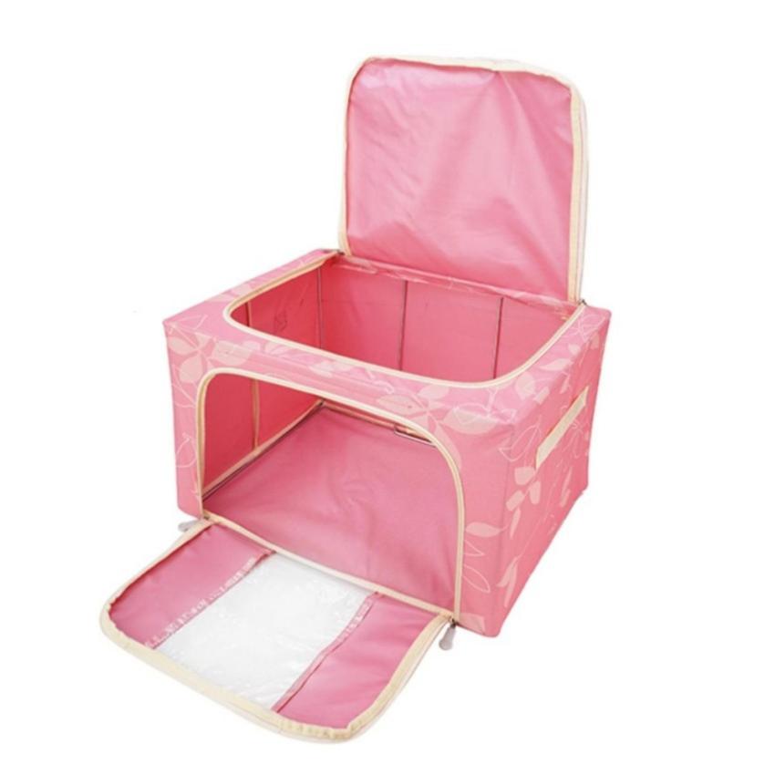 Combo 2 Tủ đựng chăn màn, quần áo khung sắt cao cấp - Kmart