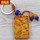 Combo 3 móc chìa khóa Kỳ lân - gỗ ngọc am