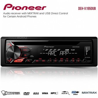 Đầu đọc CD USB AUX IN Car Radio Stereo PIONEER DEH-X1950UB - Thiết bị stereo  