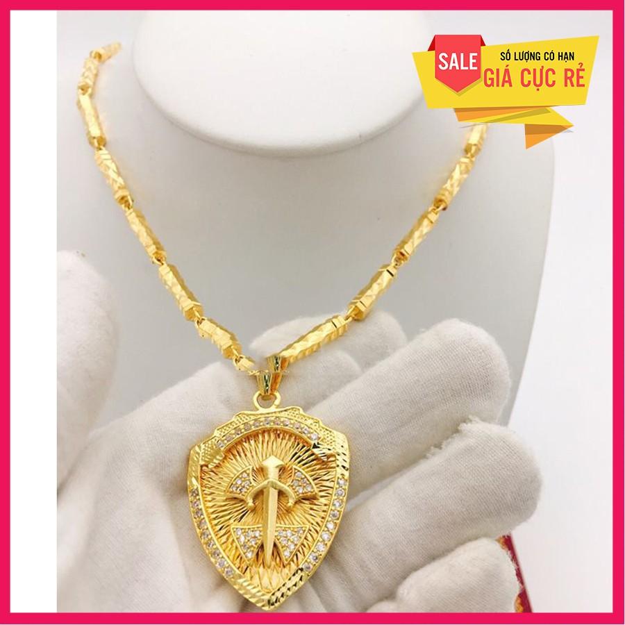 Dây bạc Thái mạ vàng  + tặng mặt (y hình)
