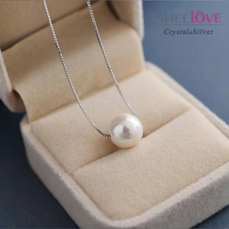 Dây chuyền bạc 925 ngọc trai thời trang xinh xắn Hàn Quốc SN-MA423(Bạc)