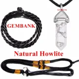 Dây chuyền đá howlite tự nhiên gemstone bank