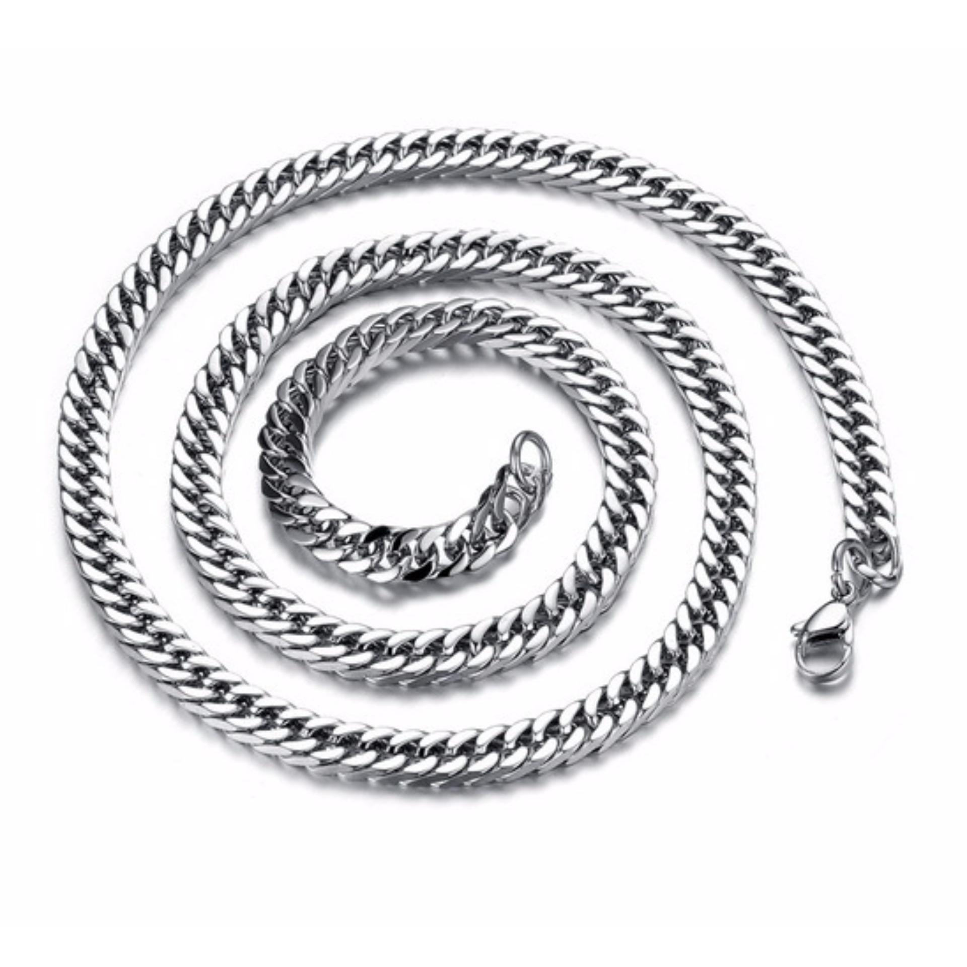 Dây chuyền inox rộng 3mm DC01