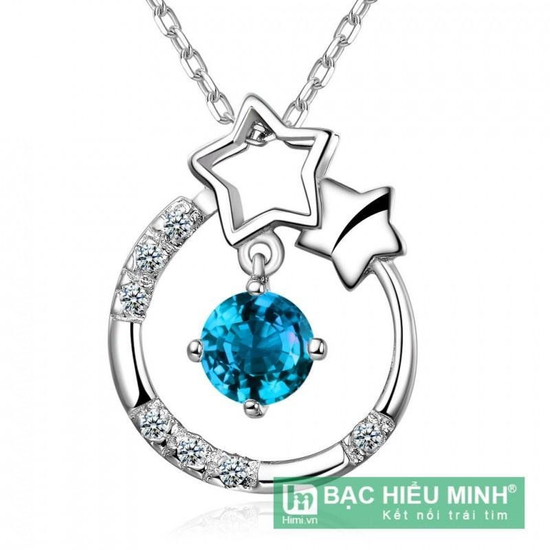 Dây chuyền kèm mặt Bạc Hiểu Minh bạc ta dmd050s