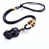 Dây chuyền mặt tỳ hưu opal đen