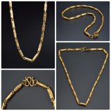 Dây chuyền nam mạ vàng 18K