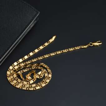 Dây Chuyền Nam Mạ Vàng DẸT 18K