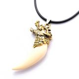 Dây chuyền nanh Hổ đầu Rồng 49398