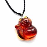 Dây chuyền nữ mặt đá hồ ly DT2017 (Cam trà)