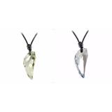 Dây chuyền pha lê nanh sói (trắng) NL22T