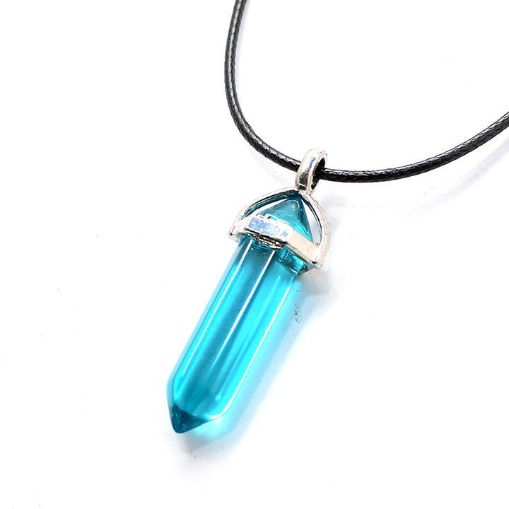 Dây chuyền tinh thể đá Fluorite CRYSTAL 5710 (Xanh ngọc).