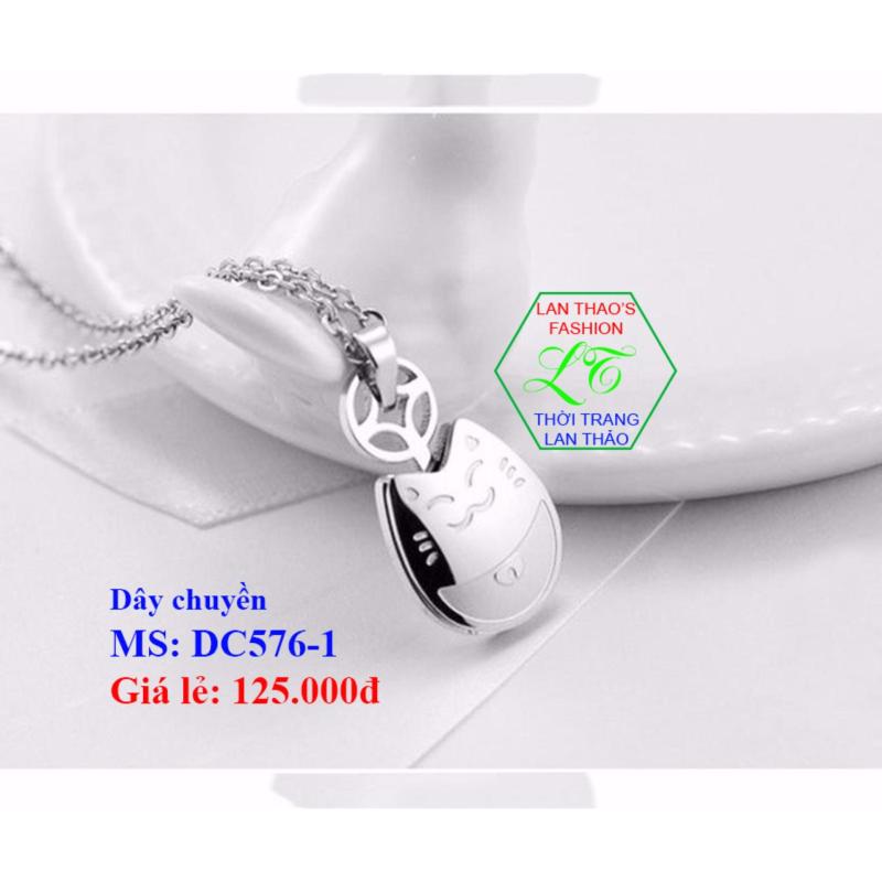 Dây chuyền Titan Chú mèo Totoro may mắn DC576 - DAY CHUYEN NU LAZADA