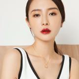 [HOÀN TIỀN MAX 6%][HCM]Dây chuyền Titan số La Mã đính đá DC132 (Màu Đồng)
