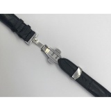 Dây đồng hồ da Cá Sấu SIZE 22mm (đen)