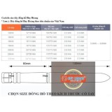 Dây đồng hồ da đà điểu màu hồng TH8433