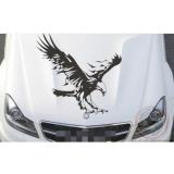 Decal hình Đại Bàng dán xe (Đen)